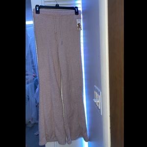 NWT Sherpa flare pants